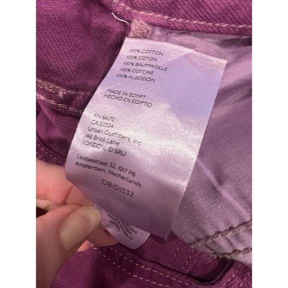 BDG Jeans Womens Sz 25 Purple Cowboy High Rise Mom Vintage Y2K Hipster Skater - Picture 6 of 10